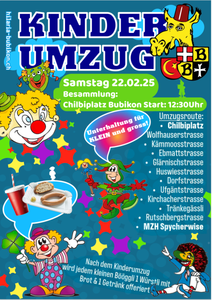 Kinderfasnacht mit Umzug und Maskenball